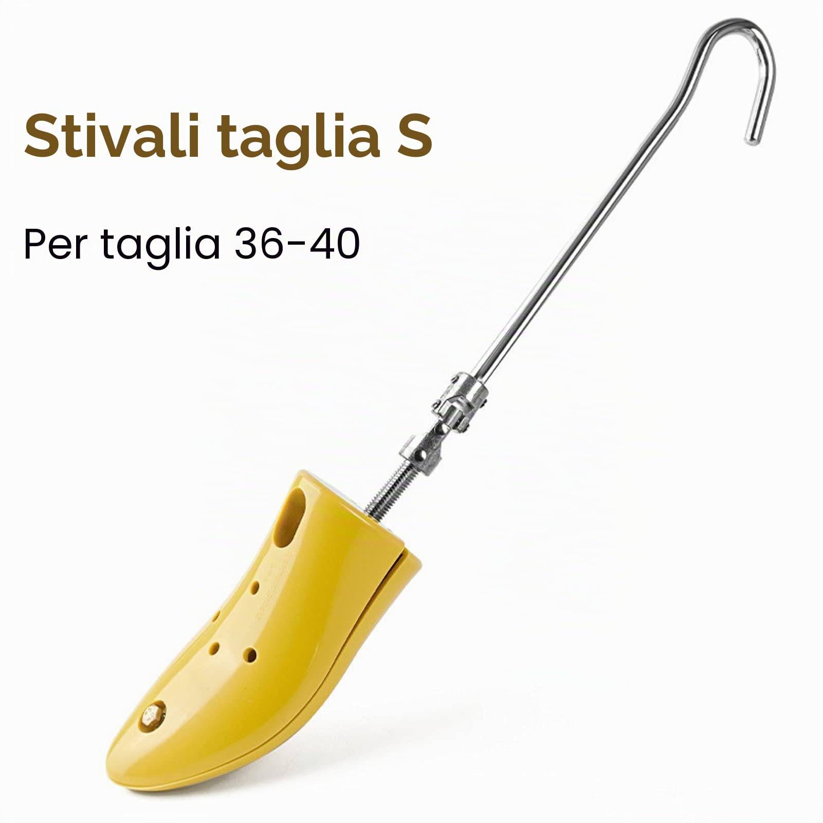 Allarga Scarpe Professionale a 4 vie, Regolabile Larghezza Tendiscarpe Plastica per Uomo Donna, Con Tappi Per Alluce Valgo, 1*ordinary S