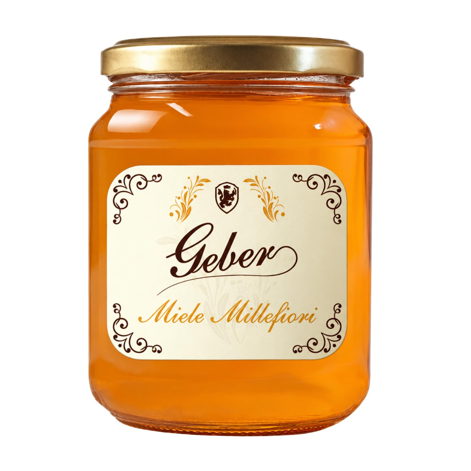Geber Miele Millefiori 500 g, Miele dal Gusto Delicato per Colazione, Bevande e Dolci – Variazioni 4/8/12 Pezzi (12 PEZZI)