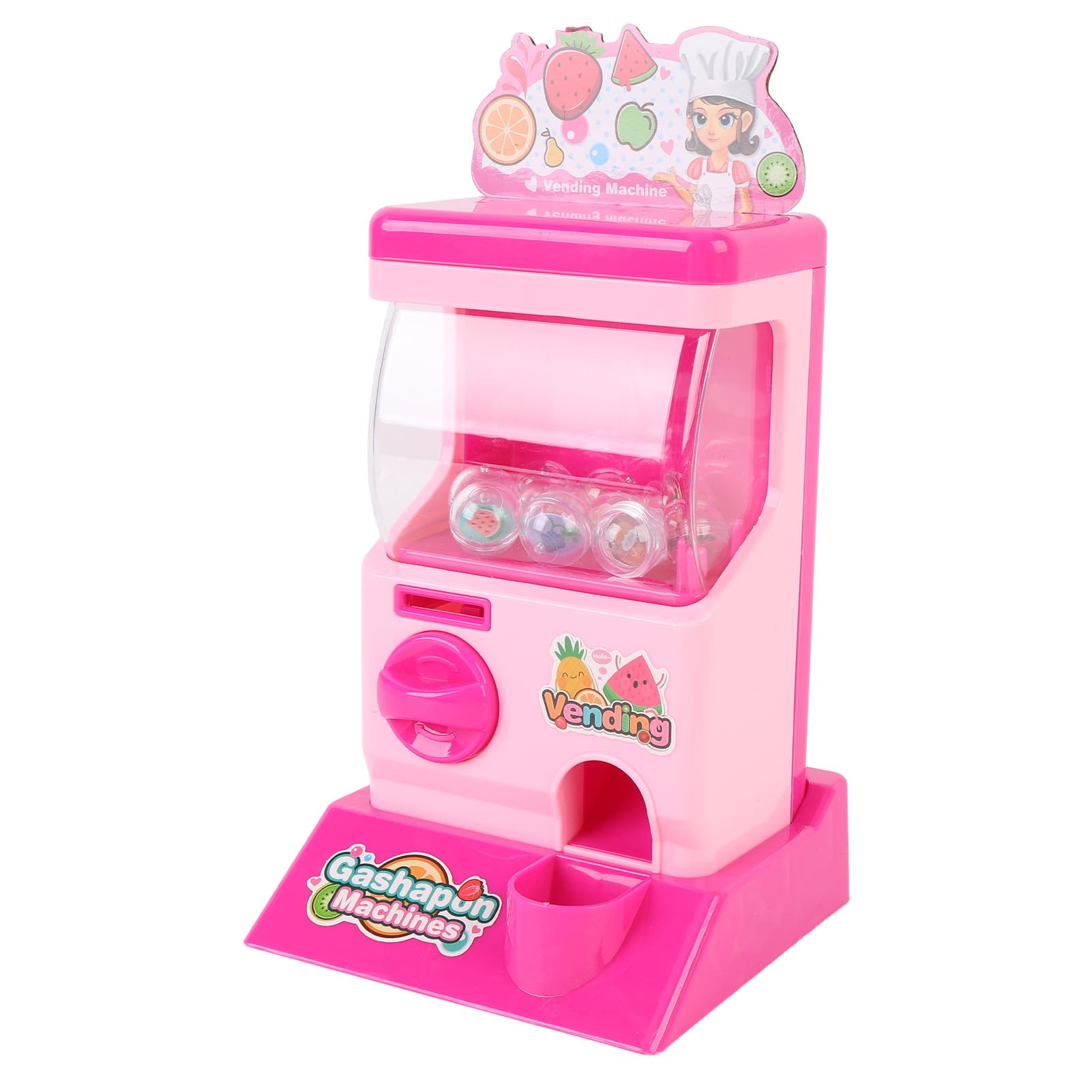 HELEVIA Kids Capsule Vending Machine, Miniature Capsule Toy Machine
