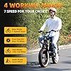 A15 Electric Bike Adults, 1500W Peak Motor 48V 26Ah Removable Dual Battery Ebike, 20"×4.0" Fat Tire E Bike, Max Range 120 Miles & 28 MPH Max Speed Electric Bicycle, Front Suspension, Shi-Mano 7 Speed #1