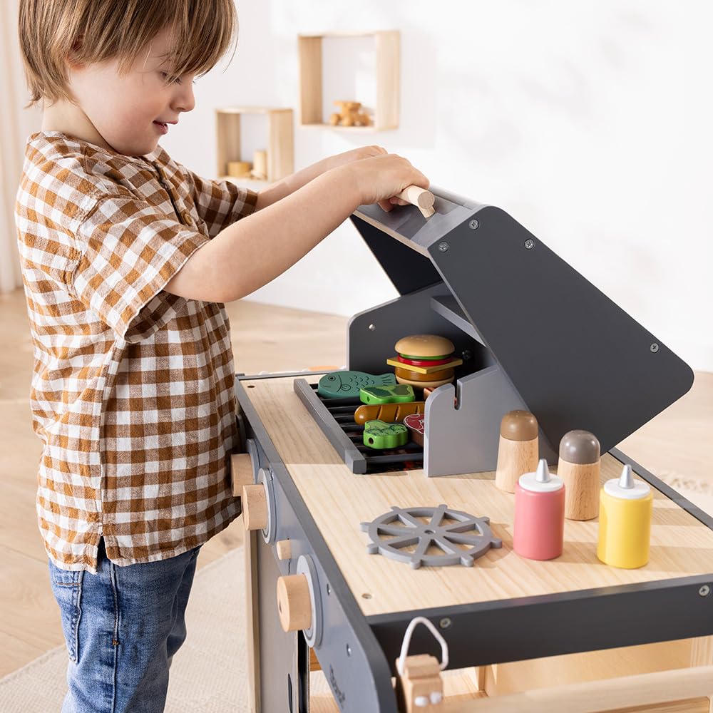 howa Maxi - Barbecue da gioco per bambini, con 25 accessori, 4825 pezzi