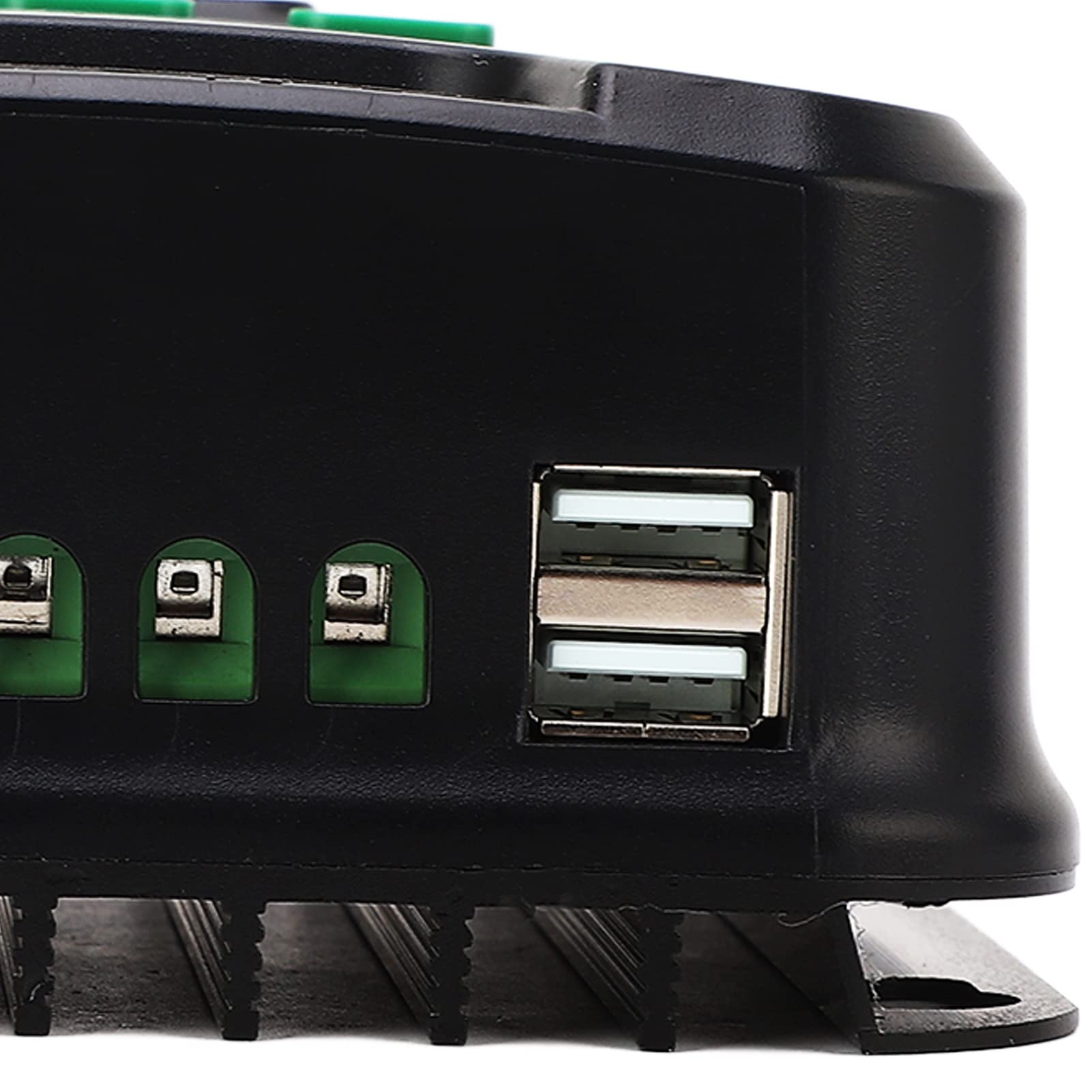 Fafeicy Sterownik MPPT, Regulator ładowania Słonecznego LCD 12V 24V (20A)
