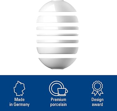 Villeroy & Boch Iconic Collection La Boule, 7-Piece Dinnerware Set for 2, Premium Porcelain, Made in Germany, Dishwasher Safe, 9.5 x 9 in, White