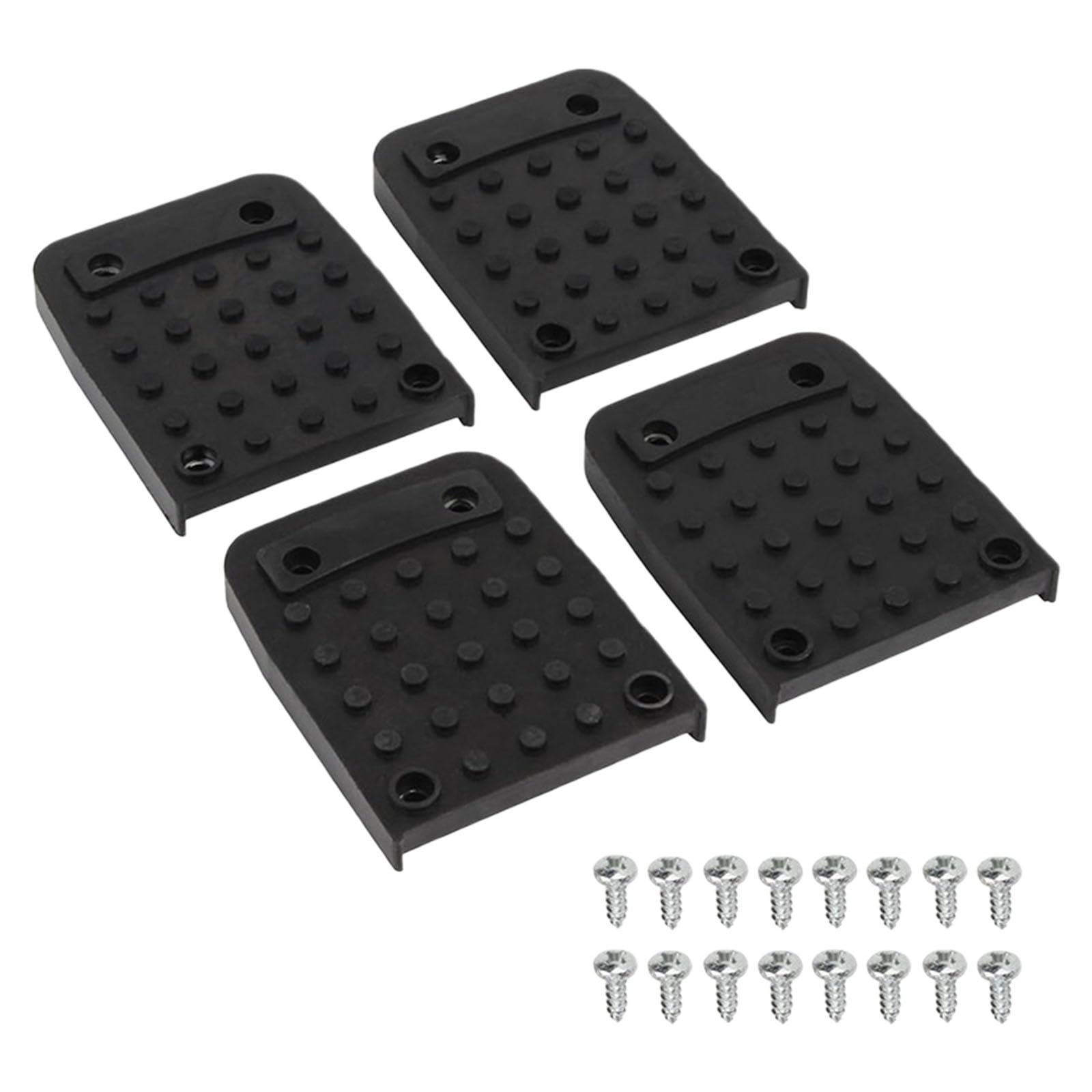Rubber Stilts Soles Antislip Better Stability Various Applications Comes with 16 Screws Stability Foot Pad