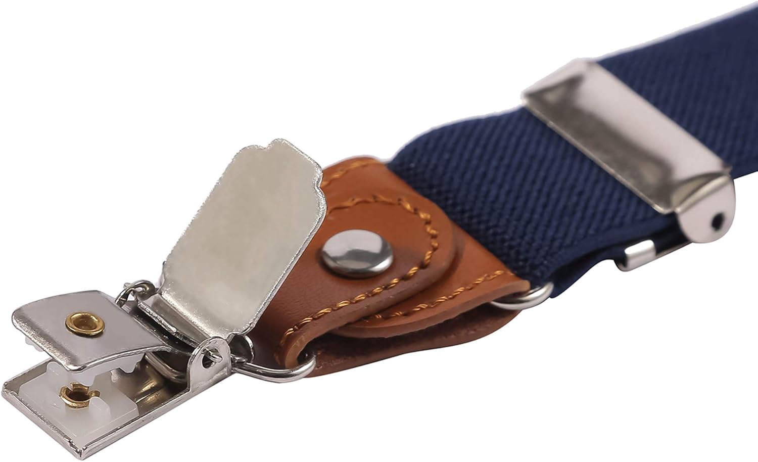 Suspenders for Boys Men's & Bow Tie Set Adjustable with Strong Clips - Image 2