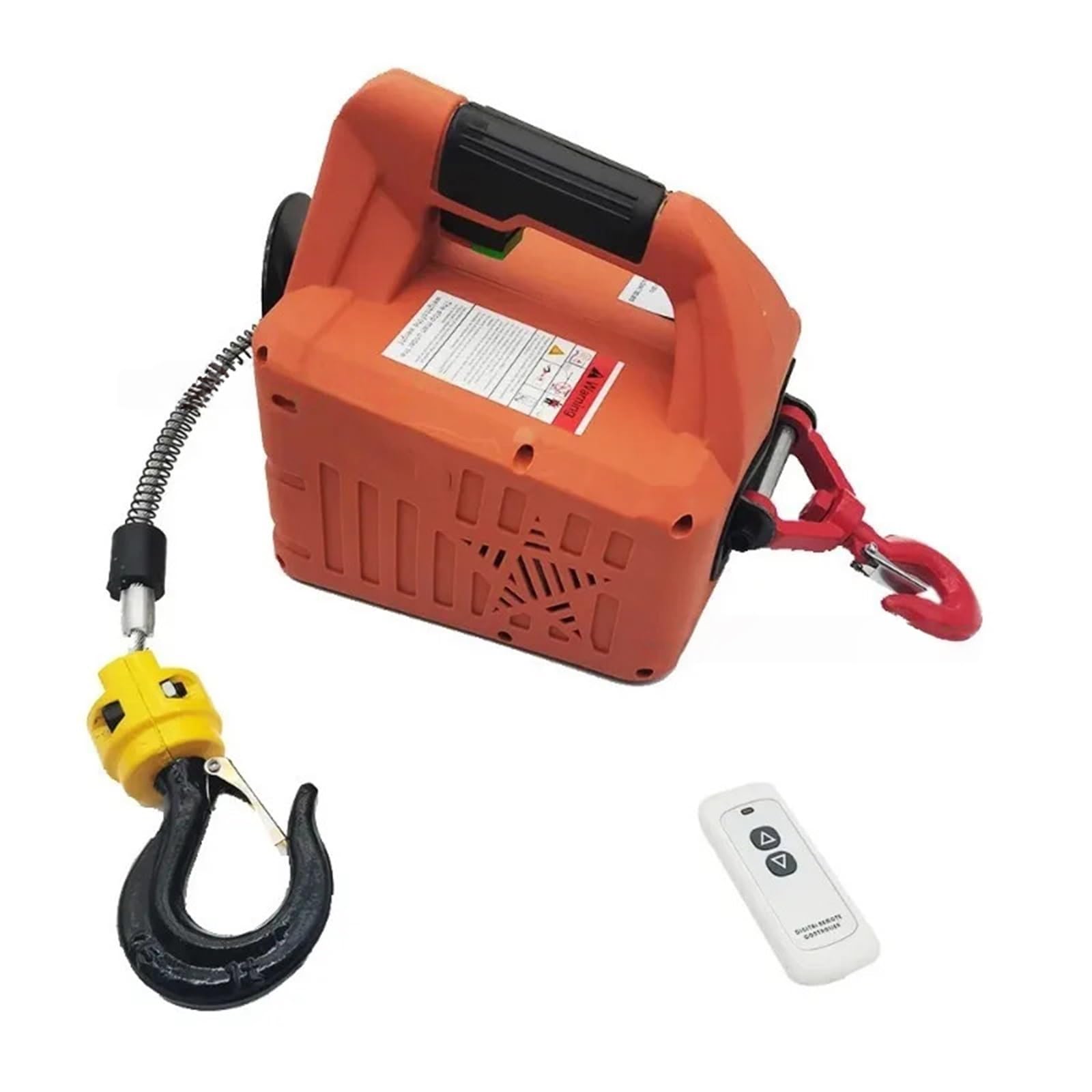 Argano elettrico portatile 500KG Paranco Elettrico Portatile Argano A Mano Blocco di Trazione Fune Metallica di Acciaio di Sollevamento Traino 220V/110V | 220V-3 in 1
