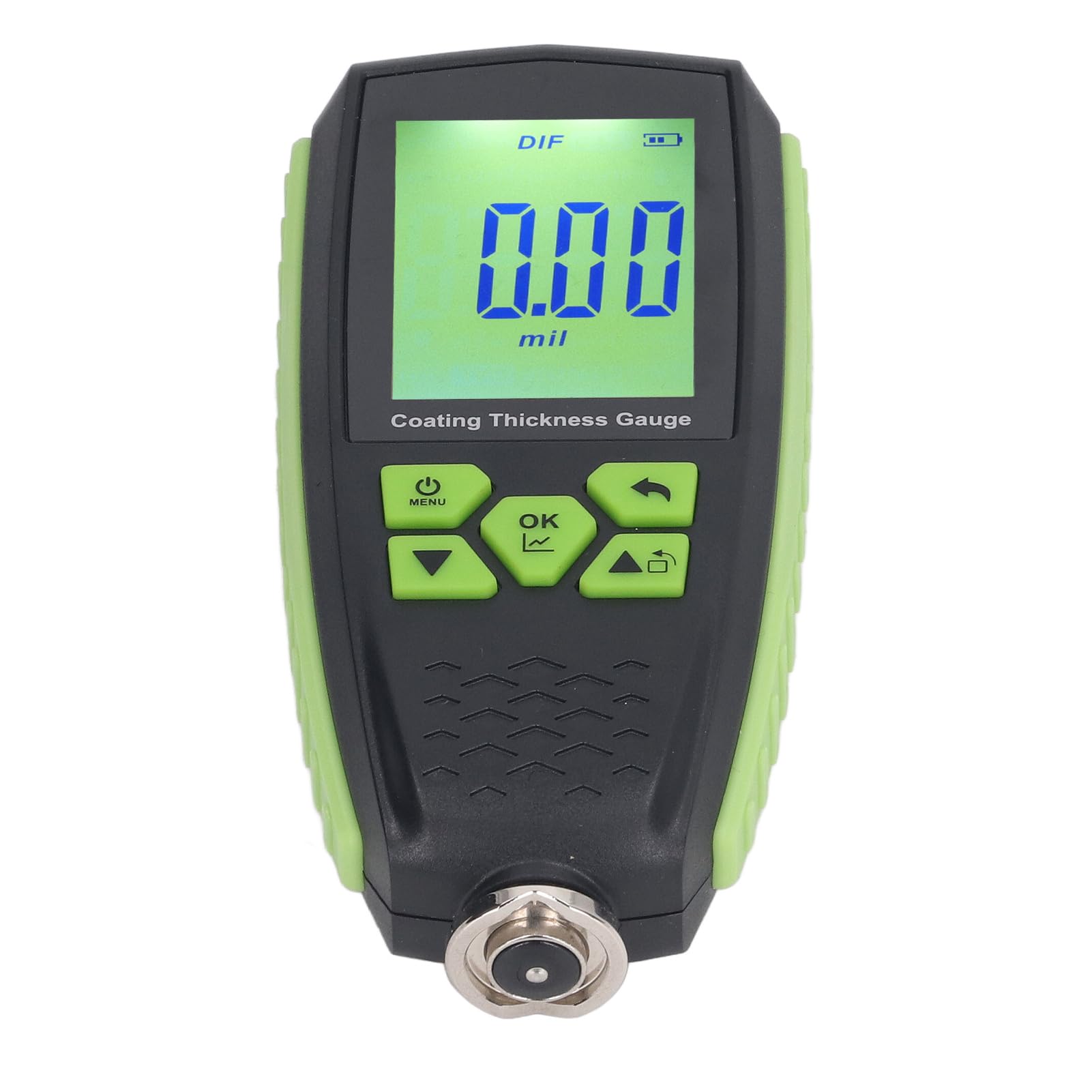 Aramox Espesor de Pintura, Medidor de Espesor de Revestimiento de Automóvil Digital ABS de 0 a 1300um 51, Detección Automática de Acero y Aluminio con Sonda Integrada para Automóviles Usados
