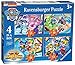 Ravensburger Puzzle Paw Patrol Puzzle 4 in a box Puzzle per Bambini