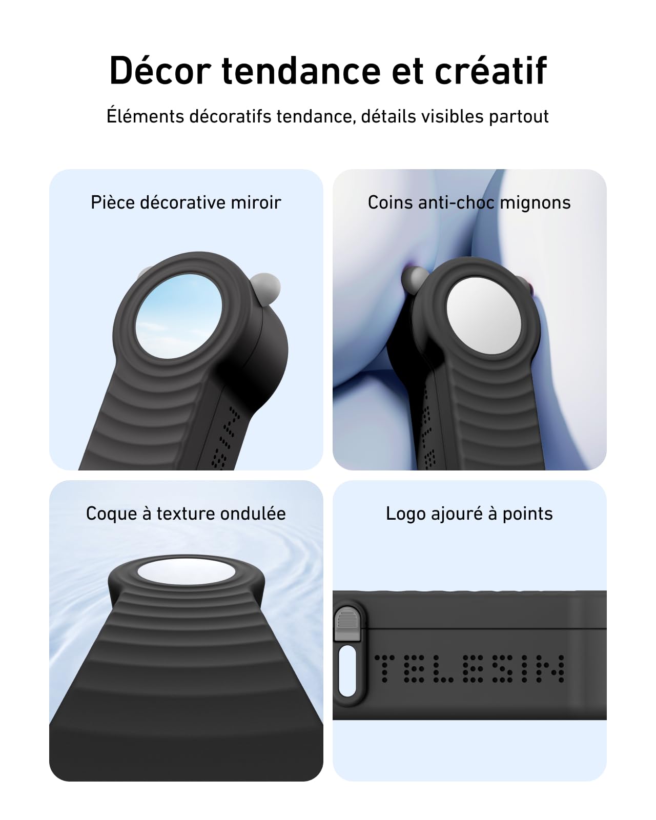 TELESIN DisAdv Coque de protection pour Pocket 4/Pocket 3 & Xtra Muse, étui rigide avec protection 4 couches, porte-filtre magnétique et protection d'objectif Gimbal, accessoires DJI Pocket 4/3