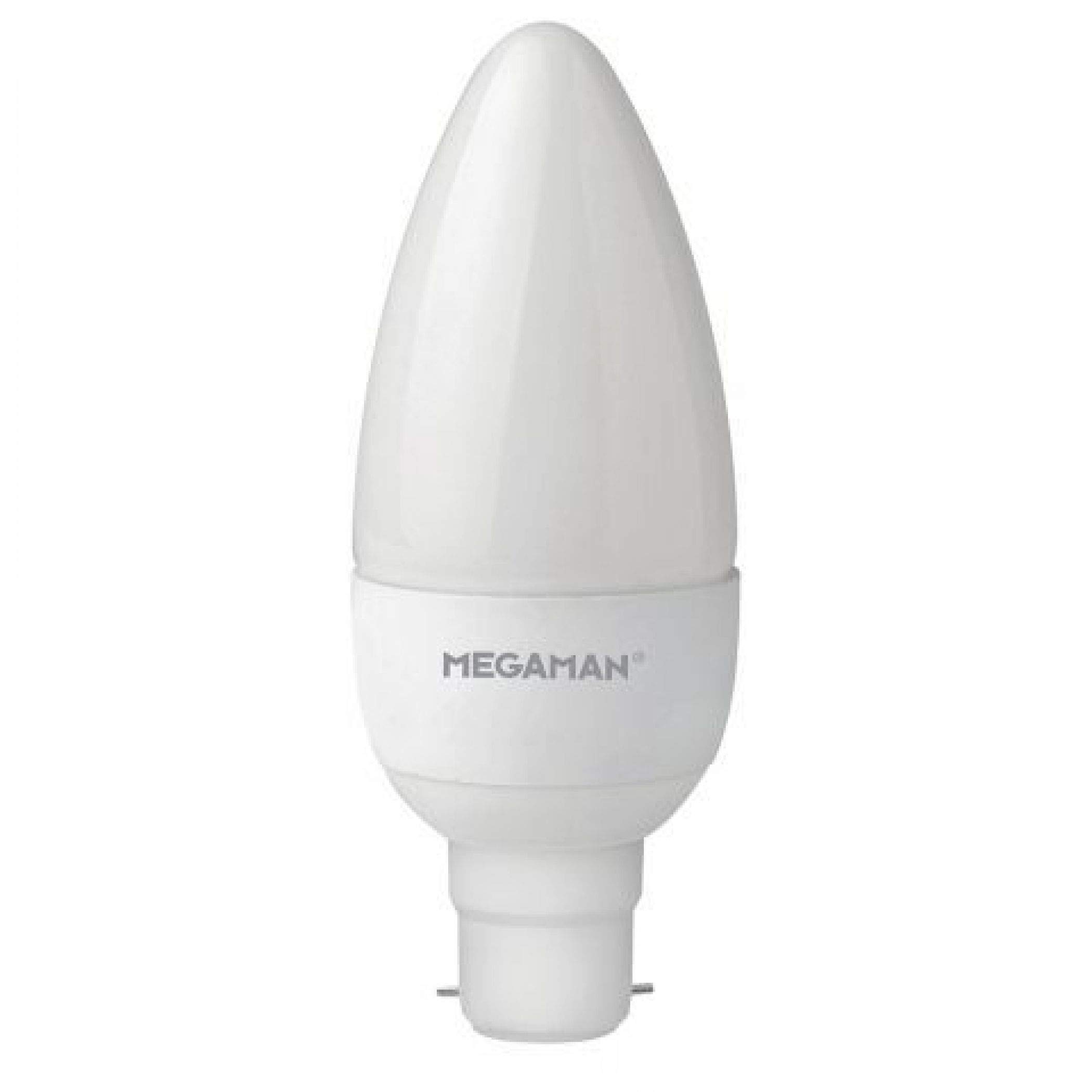 LED Candle 5.5W BC Opal Very Warm White Megaman 143314