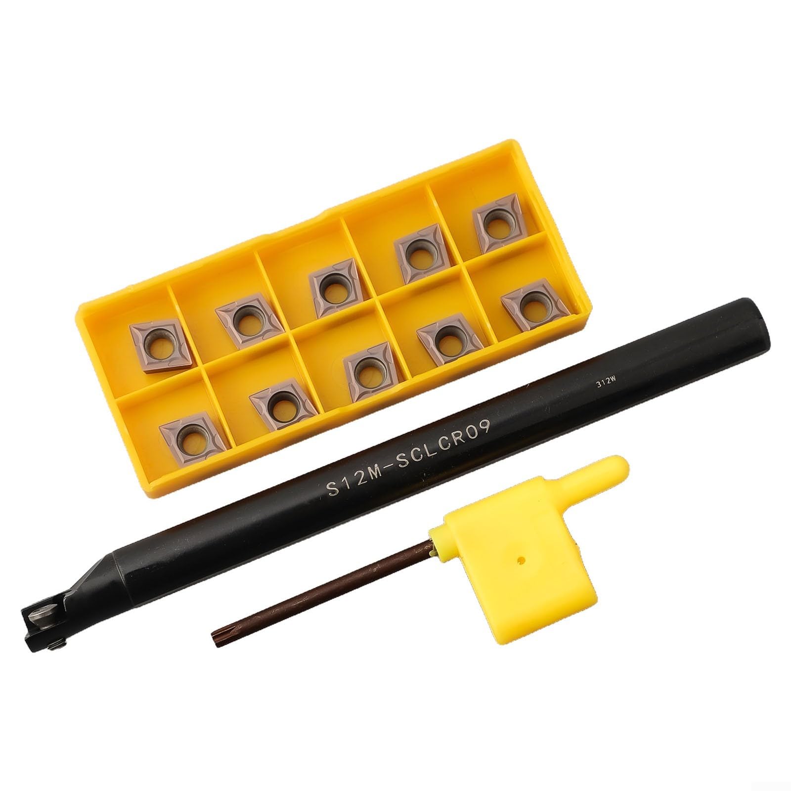 Porte-outil SCLCR09 en acier au carbone usiné haute résistance avec plaquettes CCMT