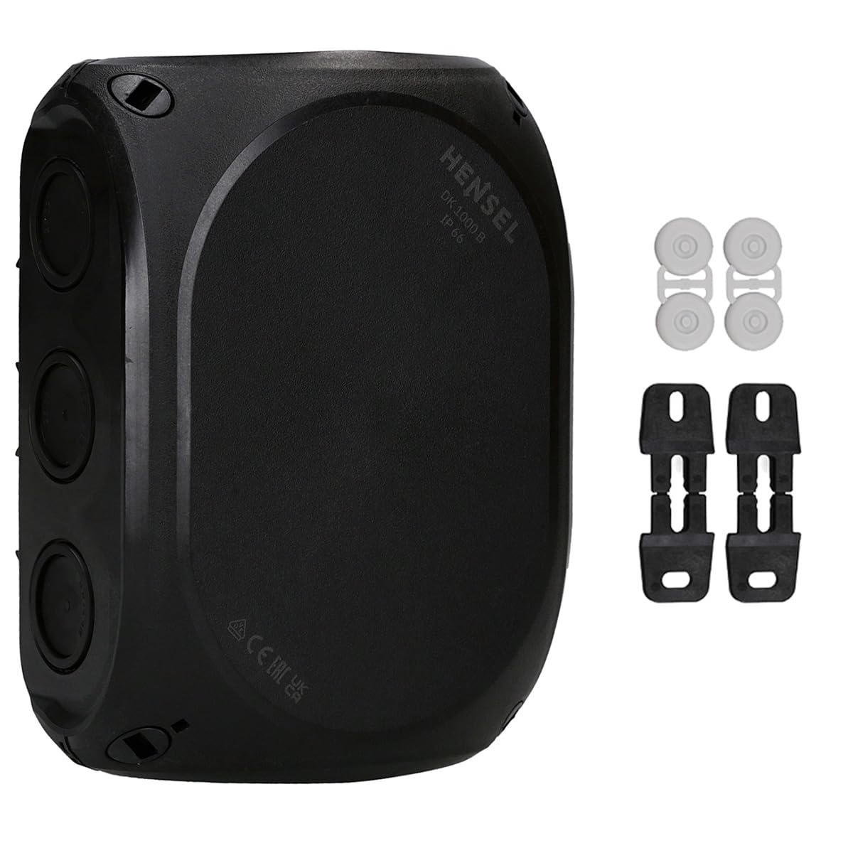 Hensel Scatola di derivazione per cavi DK 1000 B fino a 10 mq 3fase, 16 mq mm 1 fase, senza morsetto, IP66, nero