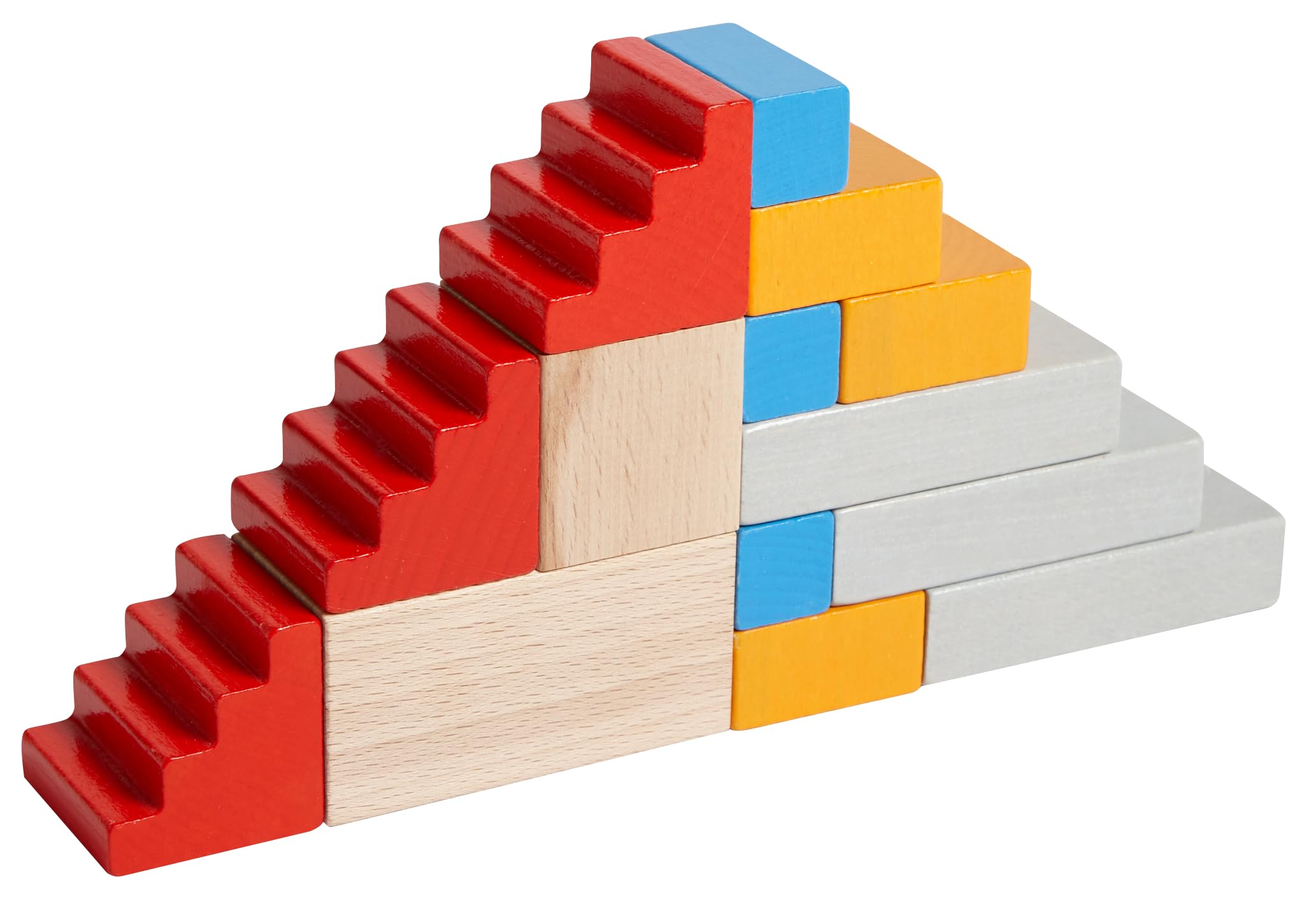 HABA Basis Holzbausteine - 85 Bunte Bausteine mit Baumwolltasche - Made in Germany - ToyAward Gewinner 2024 - Für Kinder ab 1 Jahr - 2010921001