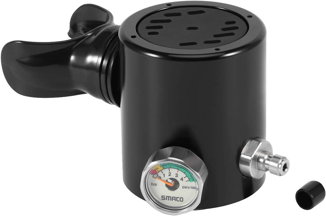 SMACO Scuba Diving Tank Equipment, Mini Scuba Dive Cylinder with 5-10 Minutes Capability, Pressure& Corrosion Resistant Material with Refillable Design, Portable Pony Bottle for Emergency Backup : Sports & Outdoors