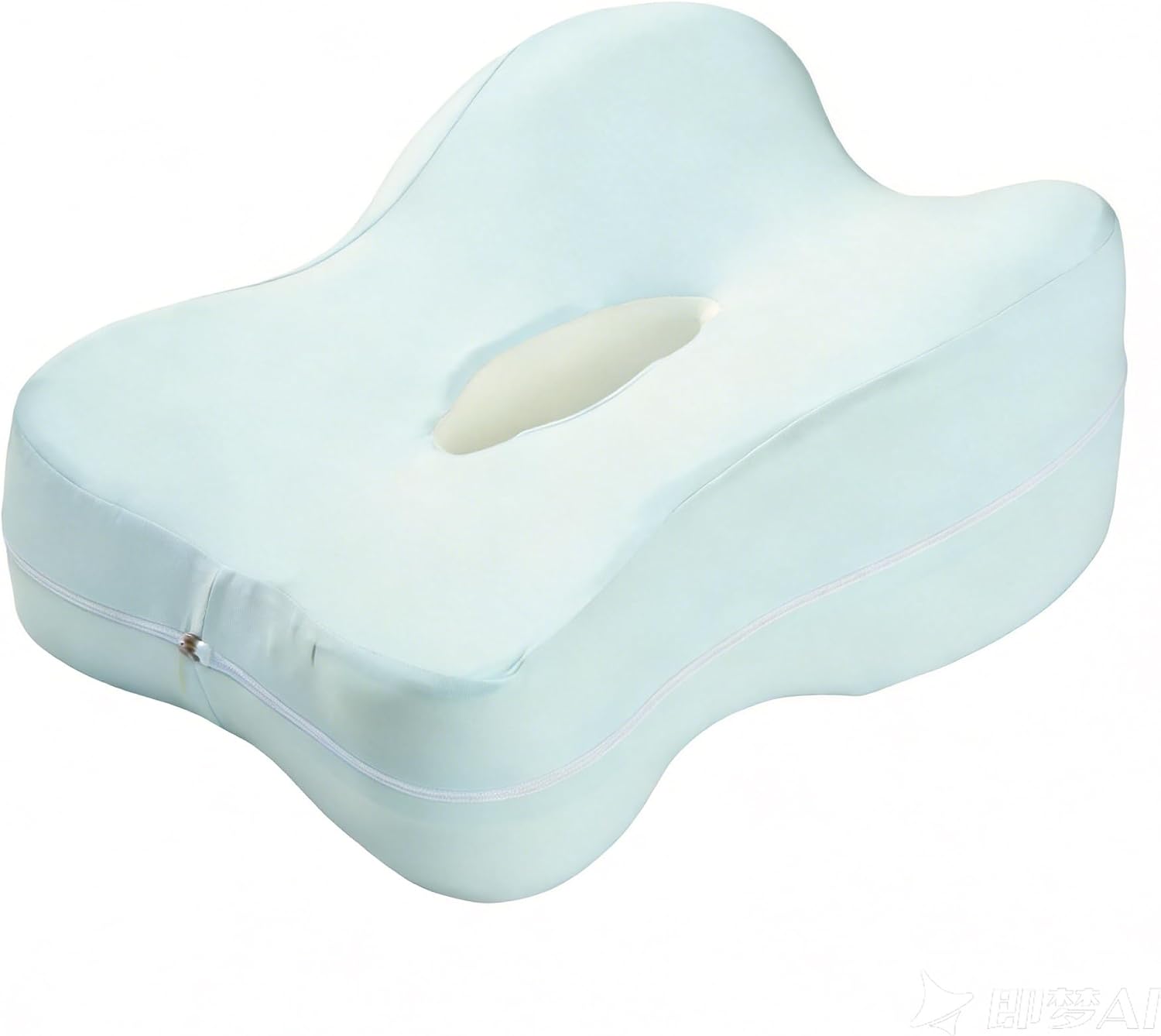 Knee Pillow for Side Sleepers – Memory Foam Leg Pillow 13" Extended Design, Relieves Hip, Back & Knee Pain, Ergonomic Support Cushion with Breathable Airflow Hole, No Flattening Support