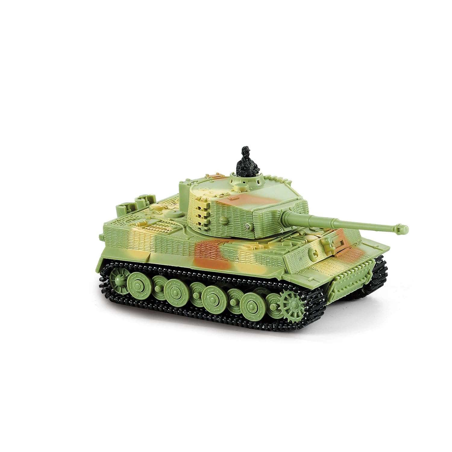 TOUCAN RC HOBBY 1/72 Scale German Tiger Tank Model 2117B-2 – Armoured Fighting Vehicle with Sound Effects, Rotating Turret, 2.4G