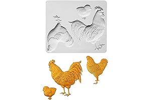 Rooster Hen Silicone Baking Molds For The Perfect Barnyard Party