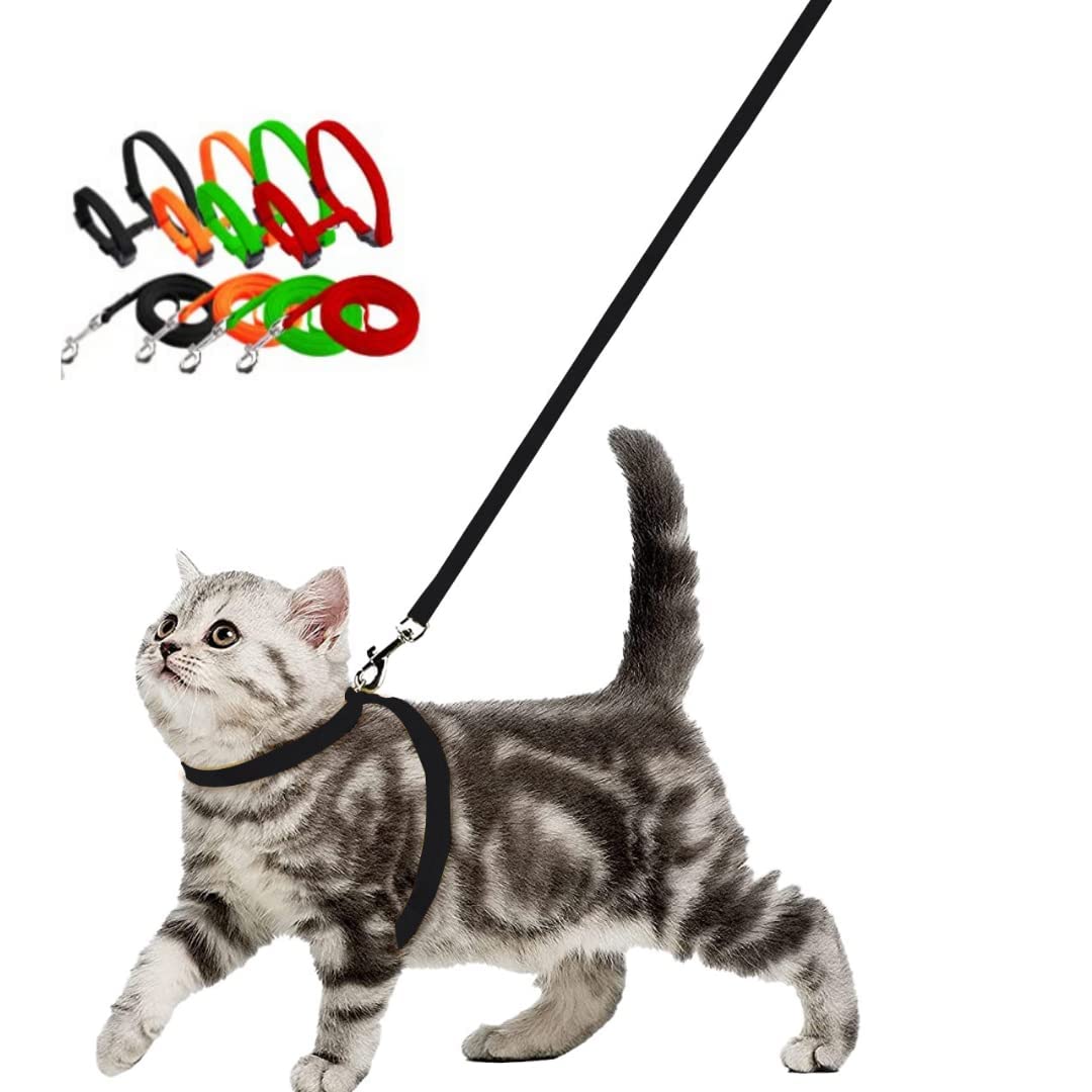 RvPaws Pets Nylon Leash with Full Body Harness Set for Cats Adjustable & Durable (B0BFW68JC7) Amazon Price History, Amazon Price Tracker