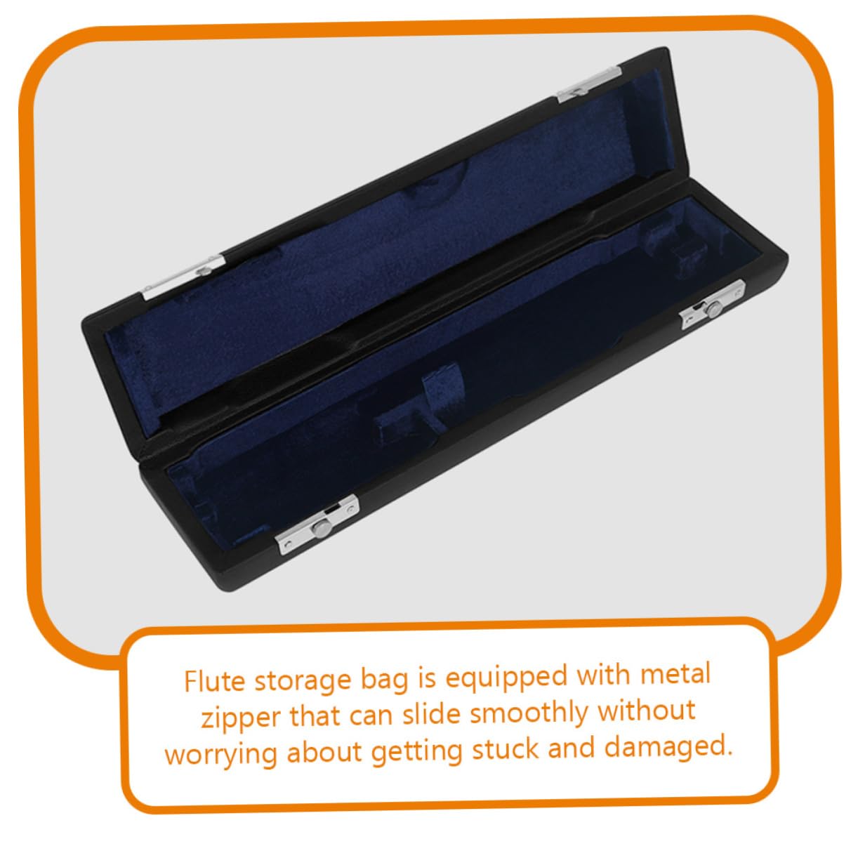 ifundom Flute Holder Set Music Instrument Bag Oxford Cloth Flute Storage Pouch Easy to Carry for Practice and Performance