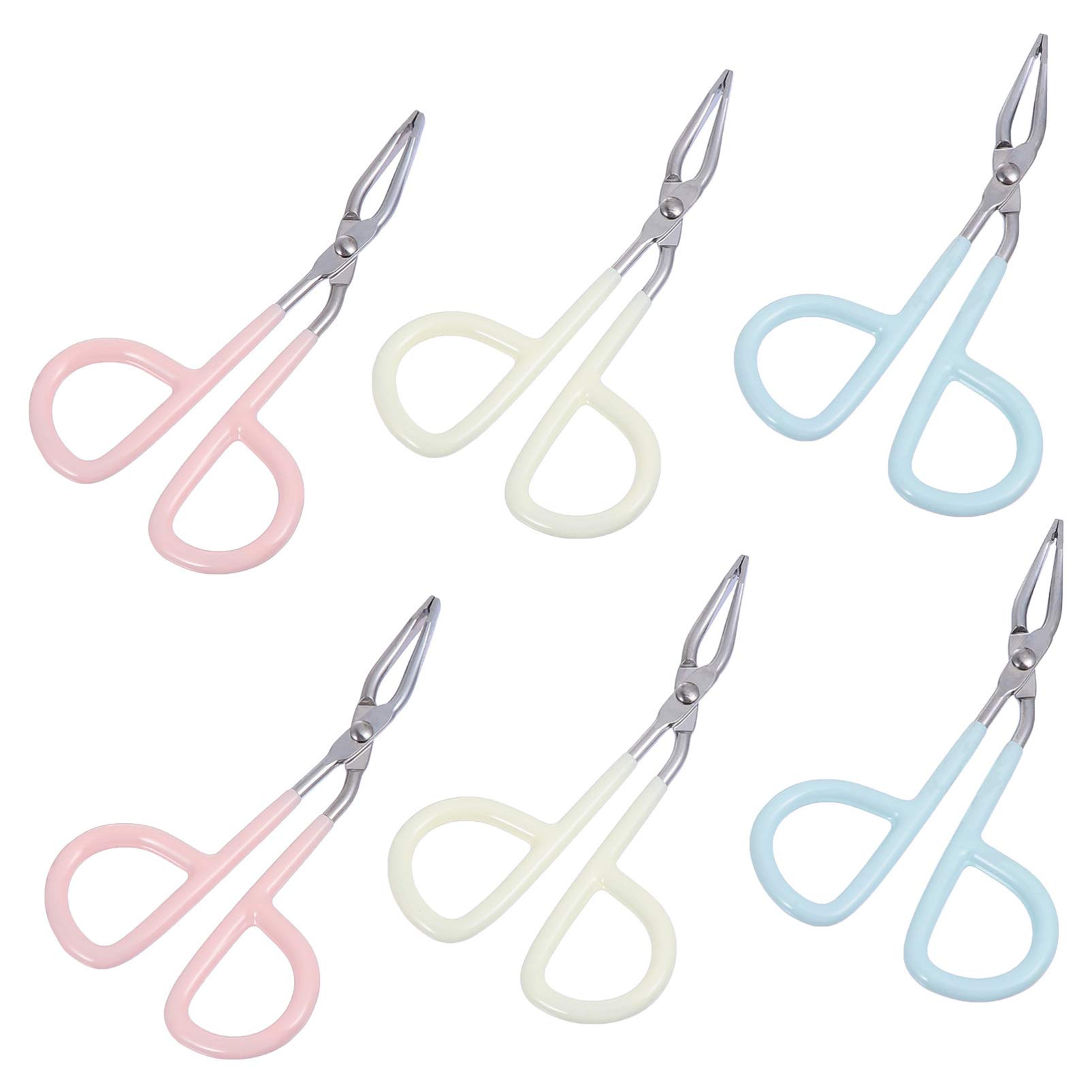 minkissy 18pezzi Pinzette Per Sopracciglia Acciaio Inossidabile Design Forbice Per Depilazione Sicura e Professionale Per Personale e Beauty Salon