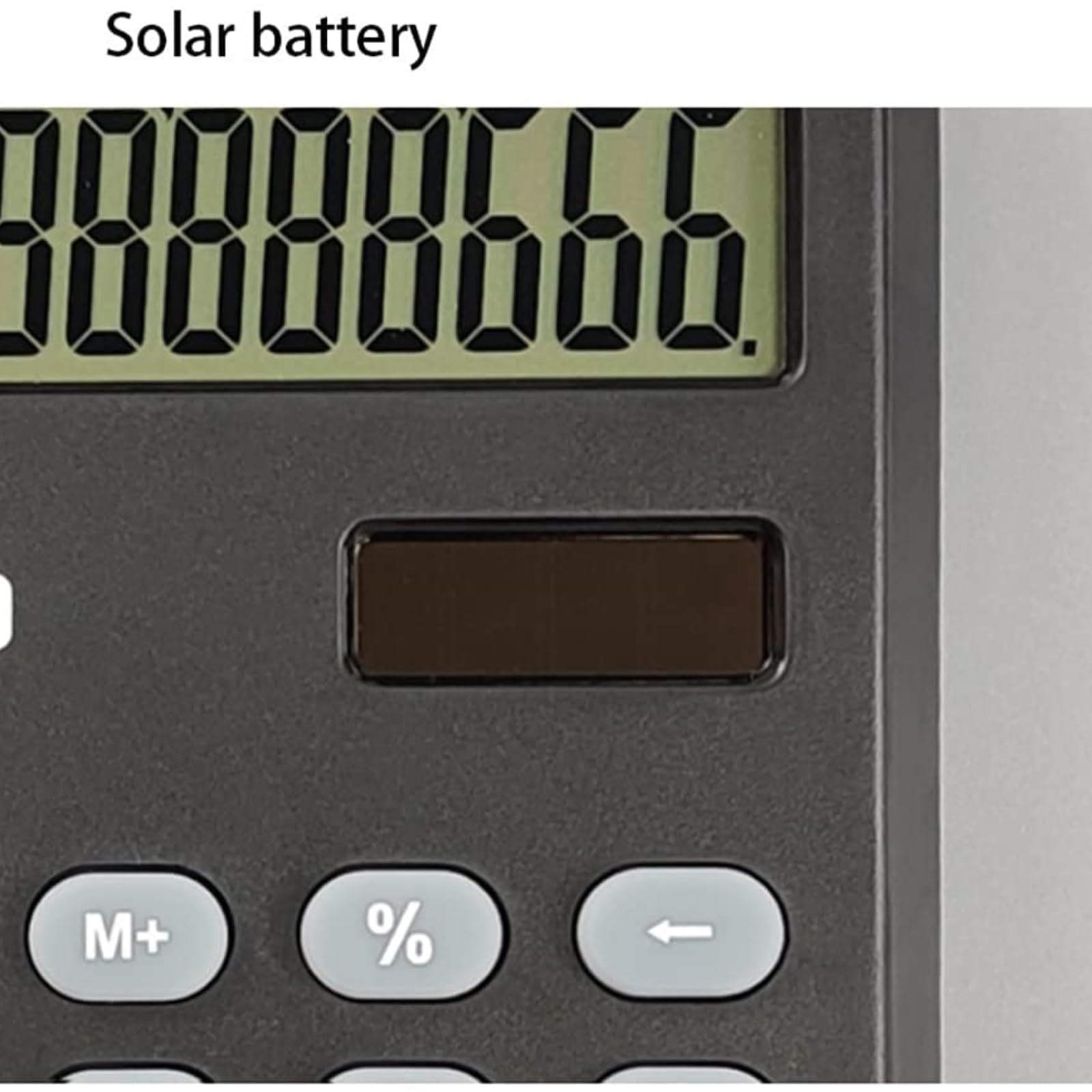 Calcolatrice per Ufficio Tavoletta LCD for Scrittura Solare Estraibile, Calcolatrice for Scrittura, Tavoletta for Scarabocchi, Tavolo da Disegno, Calcolatrice Scuola