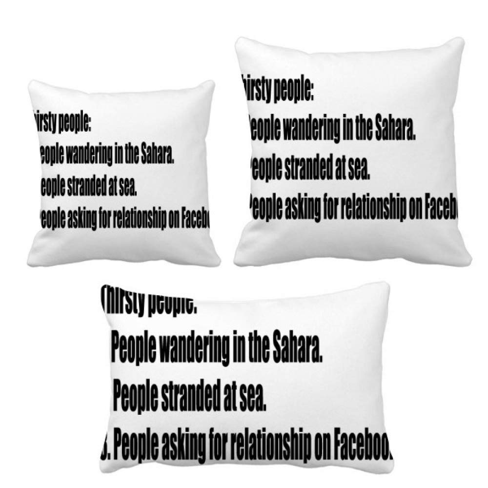 Housse de coussin blague soif pour relooker un canape fatigue