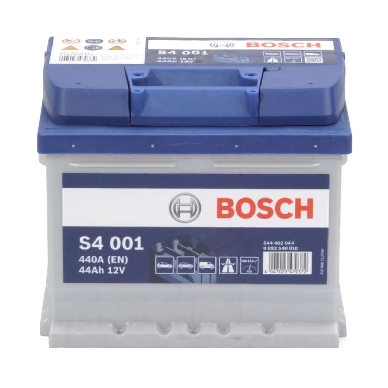 Starter Battery Bosch S4 S4001 44Ah / 440A, Lead Acid