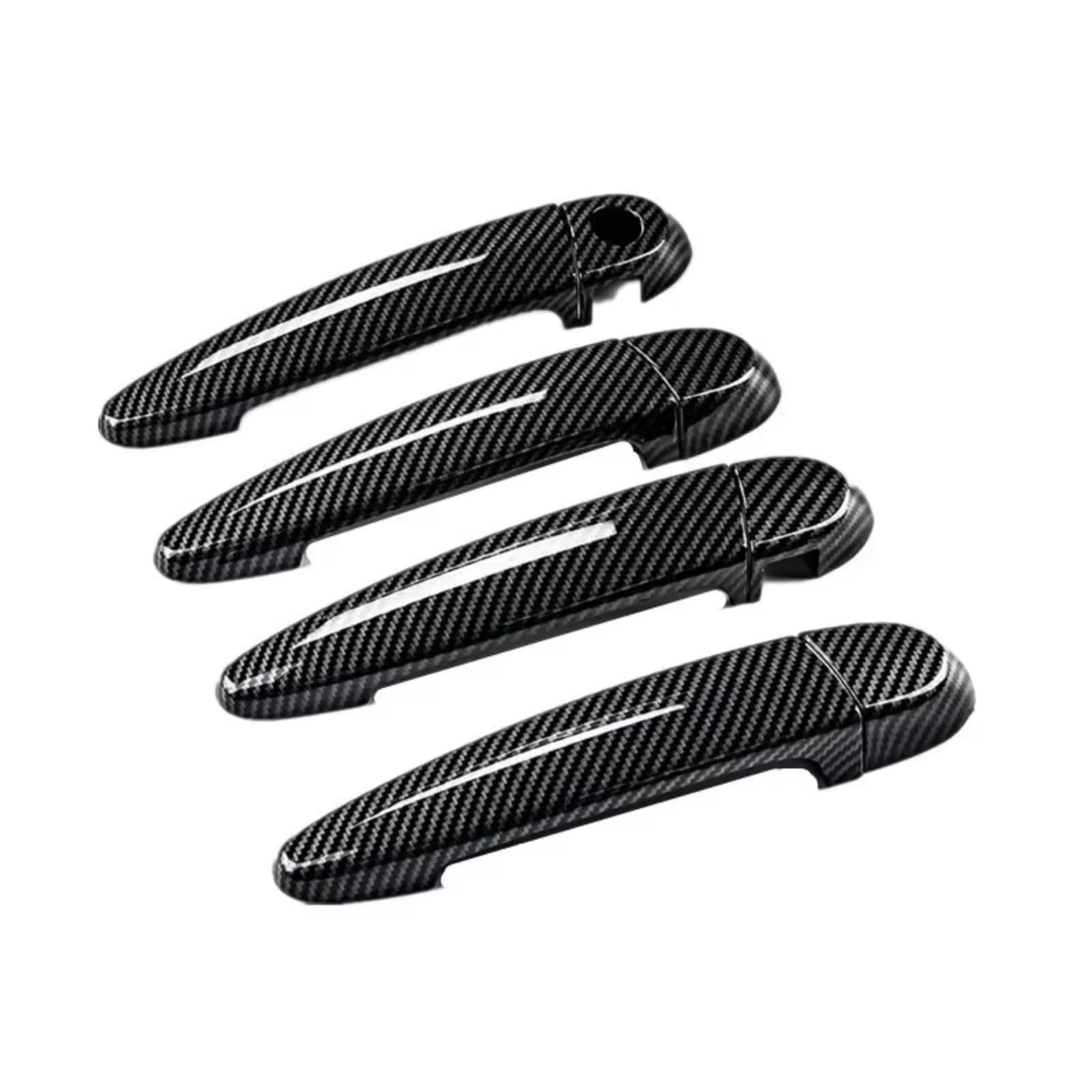 IUYHGTR Car Exterior Door Handle Compatible with BMW 1 for 3 Series for X4 for X6 Car Exterior Door Handle Cover Decoration Sticker Trim Protector Styling Replacement(Carbon Fiber)