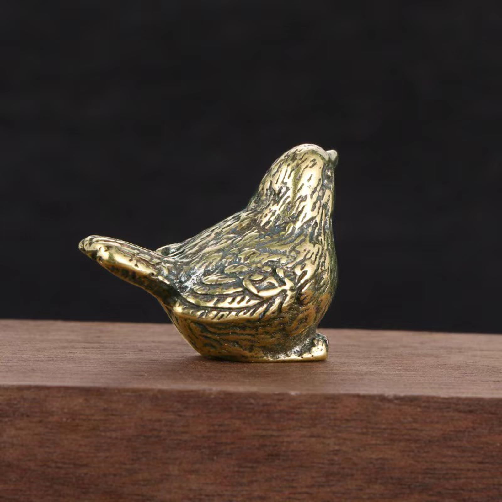 Amazon.co.jp: ALHBEJT 真鍮 金色の鳥の置物 小鳥の像 ヴィンテージ