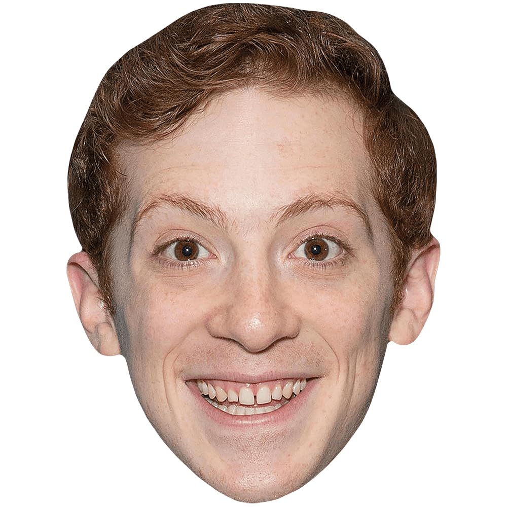 Ethan Slater (Smile) Celebrity Mask, Flat Card Face, Fancy Dress Mask
