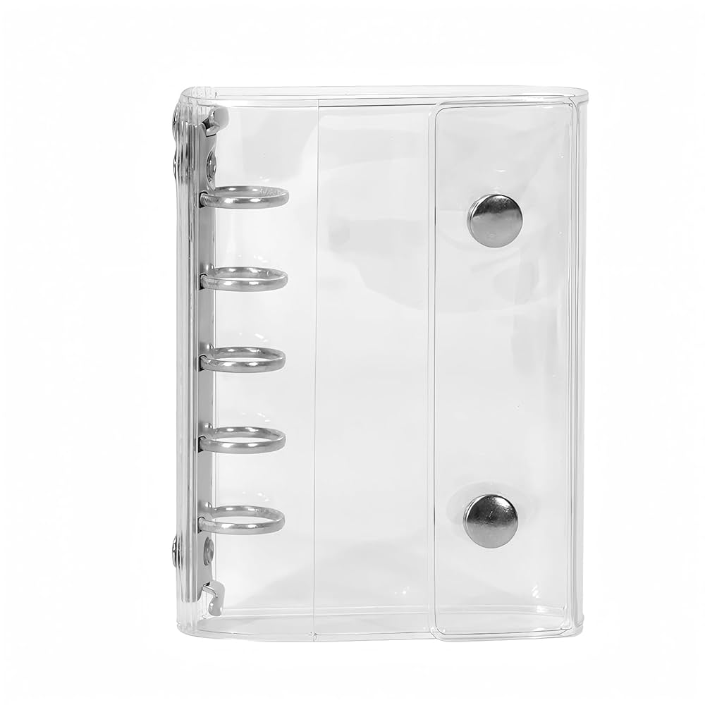 Amazon.co.jp: シール帳 透明 バインダー クリア シール手帳