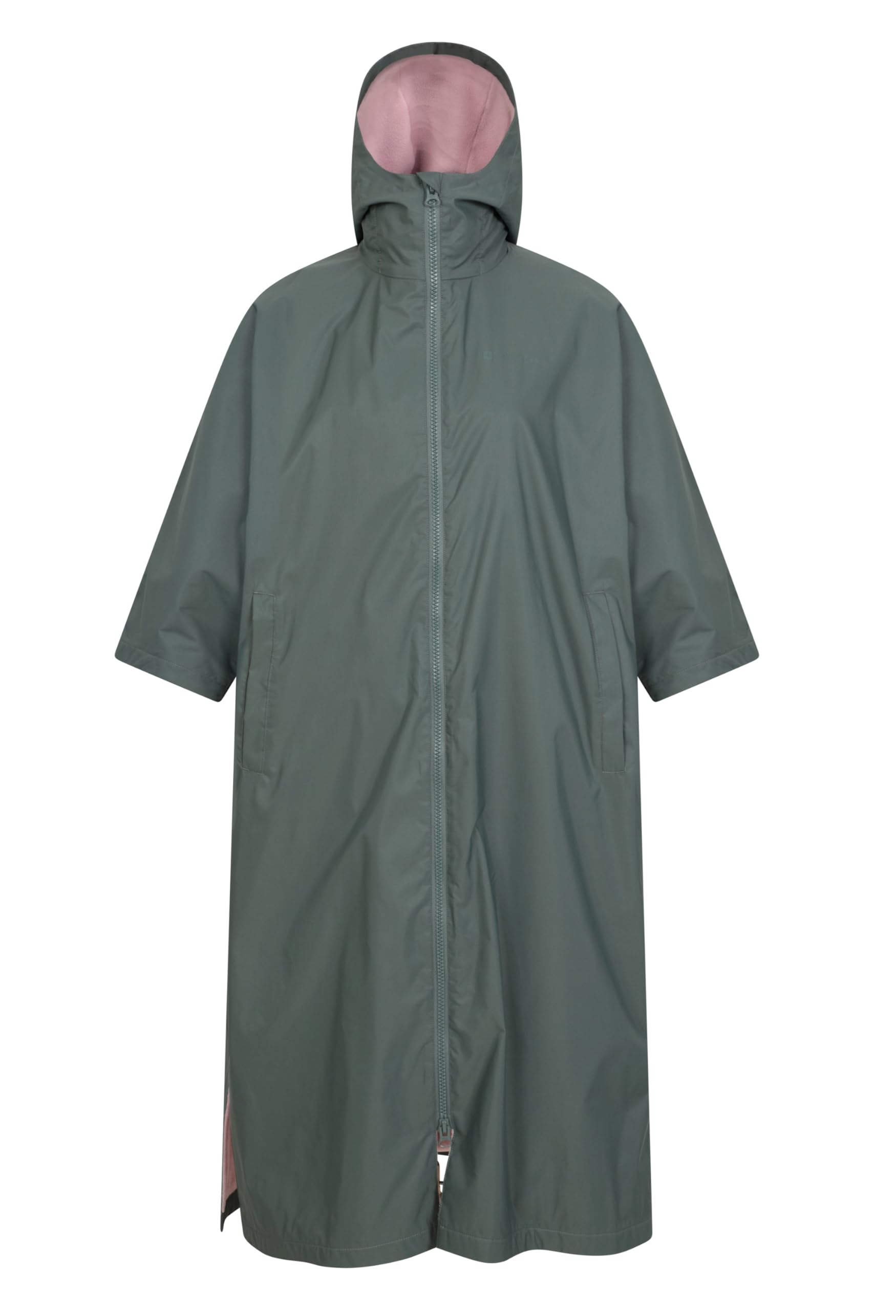 Mountain Warehouse Women's Khaki Coastline Water-Resistant Changing Robe - Fleece Lined - Spring Summer L