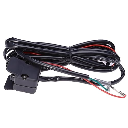 Miniatura 7 de Interruptor de pulgar basculante de cabrestante de 12 V con soporte de montaje, interruptor de control de barra de mango para KFI, WARN, Ramsey,