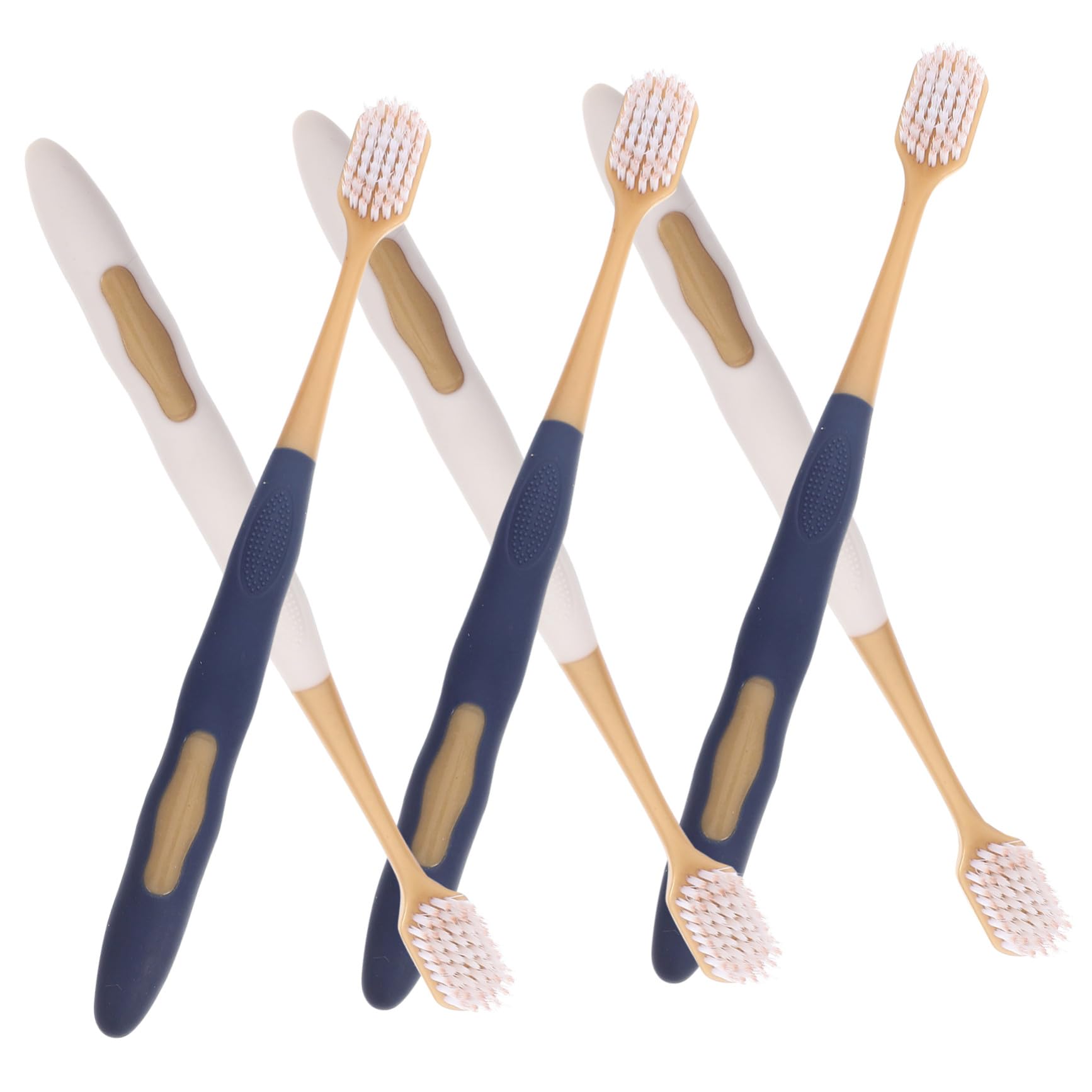 Spazzolino da Denti a Testa Larga Portatile 36 Pezzi Pp | Set Impugnatura Confortevole, Setole Morbide Tpr·pbt, per Uso Quotidiano