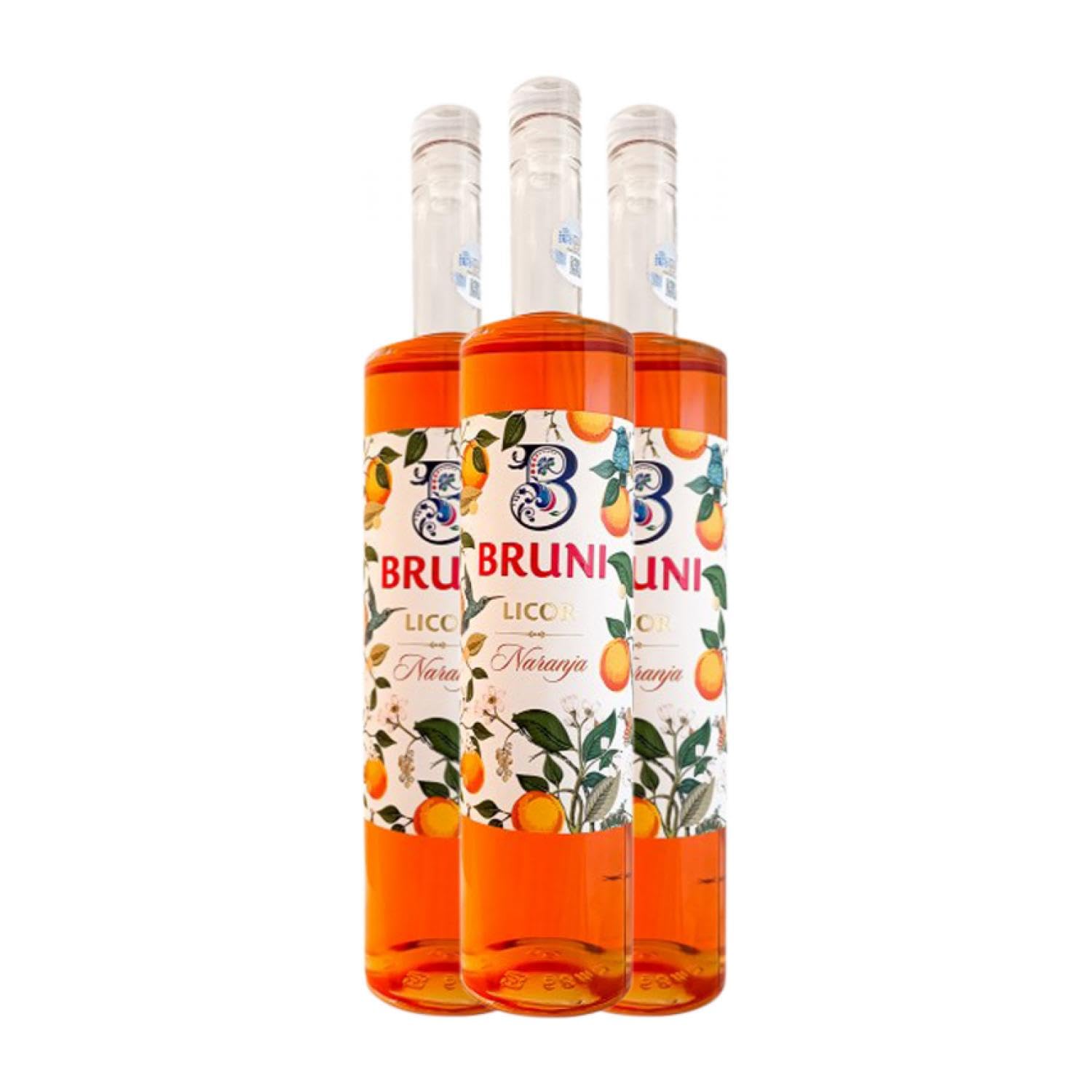 Licores Joaquín Alonso Bruni Licor Naranja 70 cl (Caja de 3 Botellas de 70 cl)