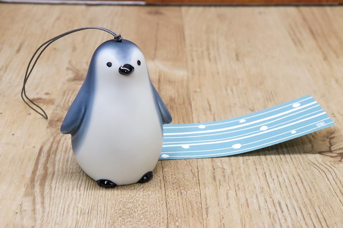 Yakushi Kiln Wind Chime, Seto (Penguin)