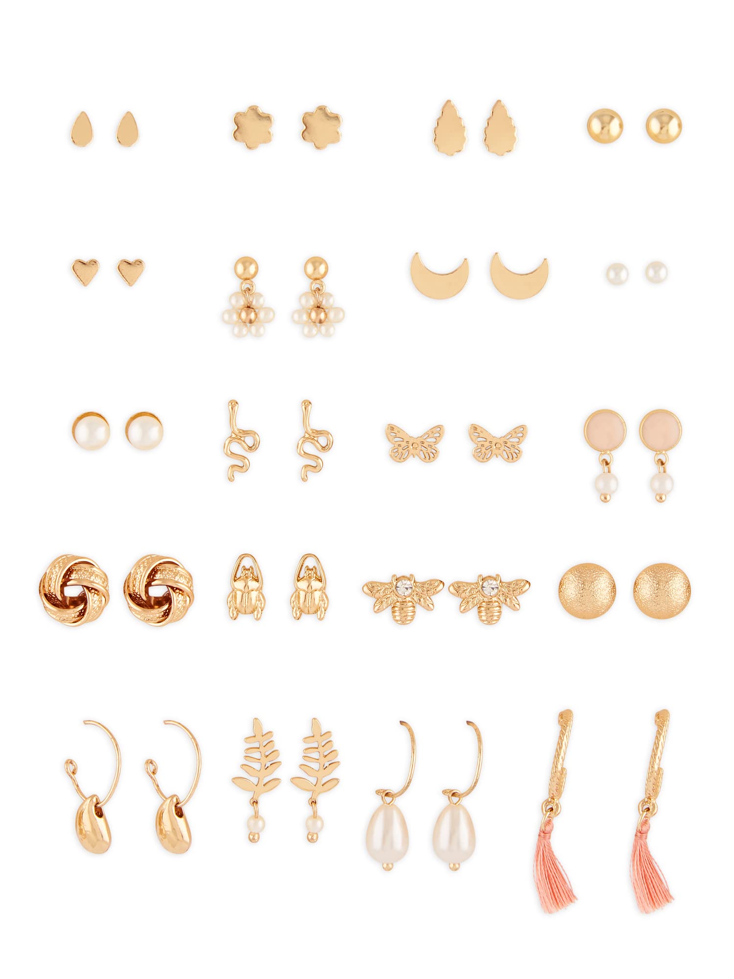 See full amazon price history chart for ZAVERI PEARLS Set of 20 Gold Tone Classy Contemporary Studs & Drop Earrings For Women-ZPFK14570 ZAVERI PEARLS Set of 20 Gold Tone Classy Contemporary Studs & Drop Earrings For Women-ZPFK14570 (B0BCG2TDKX) Amazon Price History, Amazon Price Tracker
