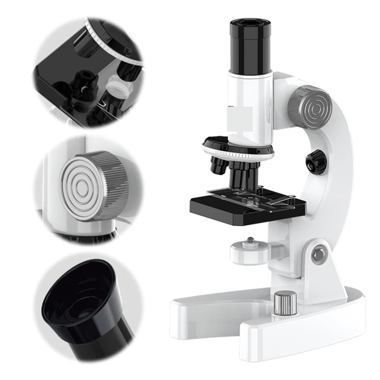 Microscopio, Microscopi, Microscopio Monoculare A LED 200X-4800X Con Set Di Vetrini Per Studenti Adulti Per Laboratorio Scolastico Homeschool per piante