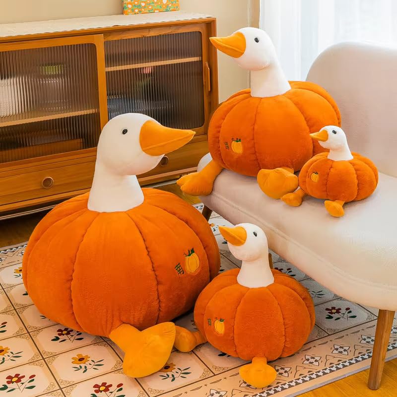 Image of Babique Pumpkin Duck Stuffed Plush Animal | Super Soft Toy | for Kids Birthday Gifts, Baby, Kids, Boys /Girls and Women (30 cm)