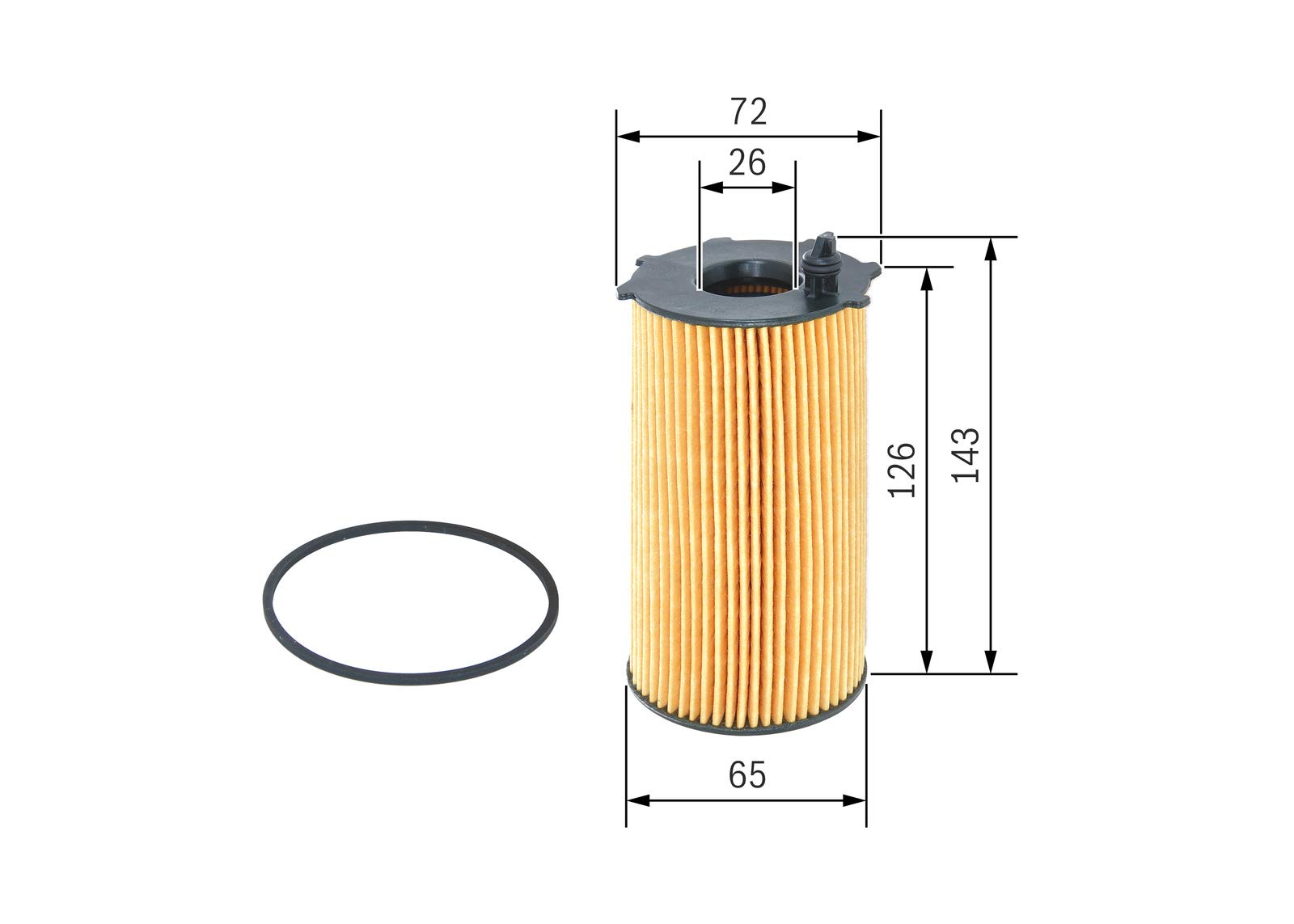 Filtre à Huile Bosch P7207 - Compatible Avec De Nombreux Véhicules - Qualité OEM