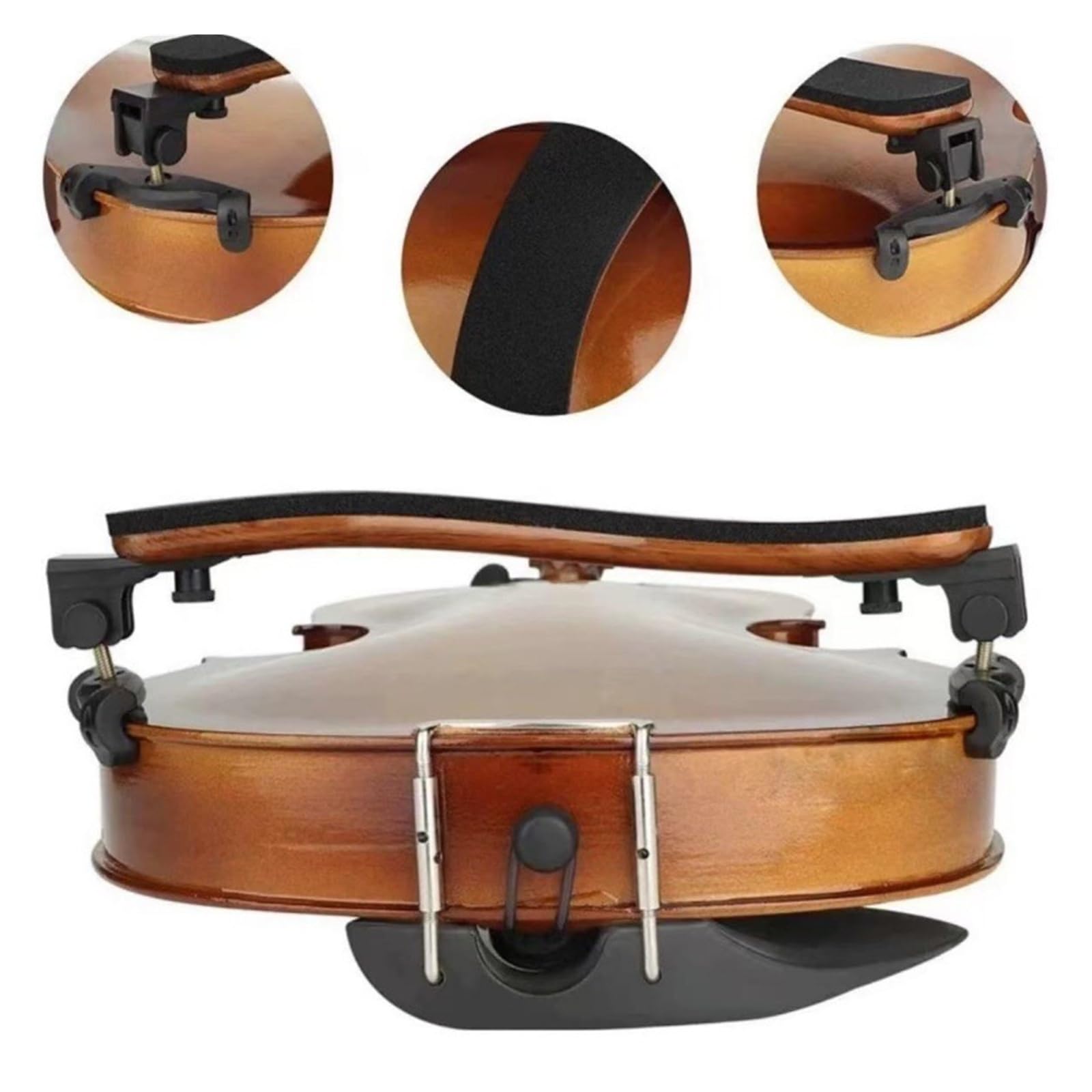 Reposabrazos for violín, tamaño 4/4, 3/4, Material Abs, piezas de soporte de fibra de vidrio for accesorios, accesorios for violín(4 4-3 4)