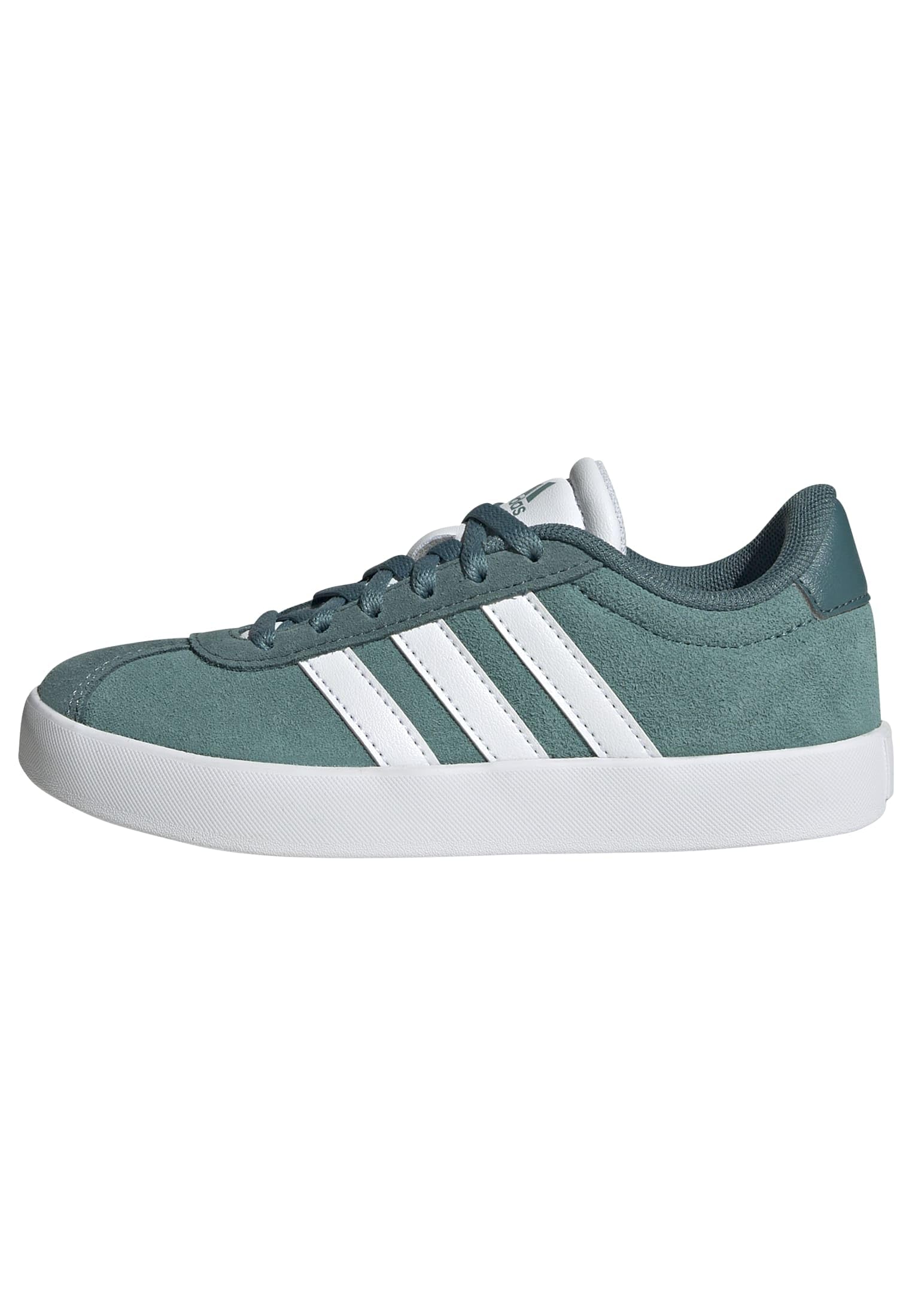 adidas VL Court 3.0 Shoes Kids, Scarpe Unisex - Bambini e Ragazzi, Verde Acqua Polvere Ftwr Bianco Preloved Teal, 38.5 EU