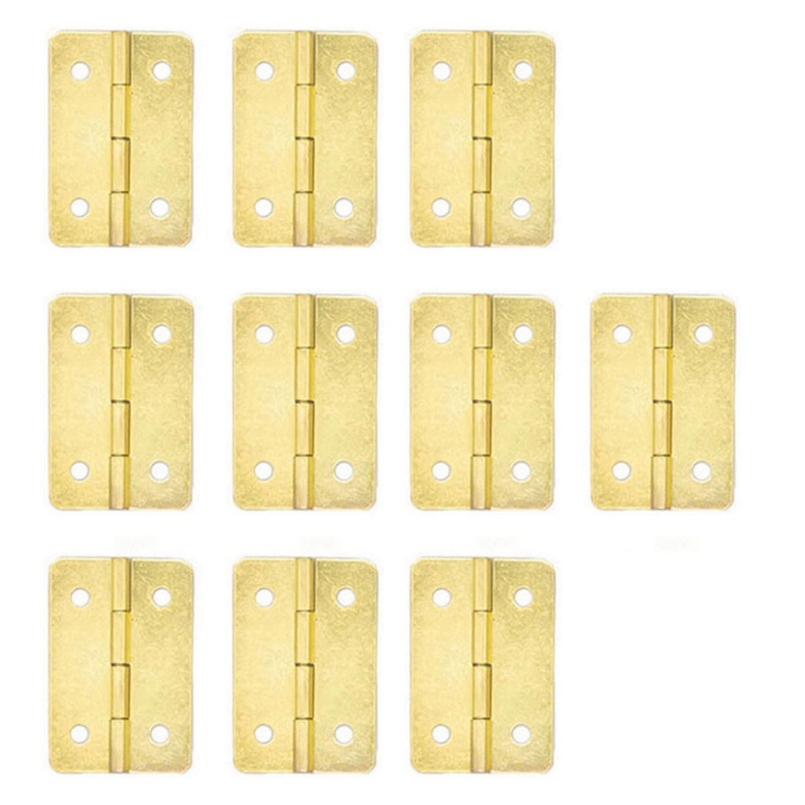 Nvsfzgiyg Giallo Butt Hinges,Door Hinge,Latch Hasps, Mini Metal Retro With Screws Furniture Hardware Diy Crafts Tool Essories(Giallo)