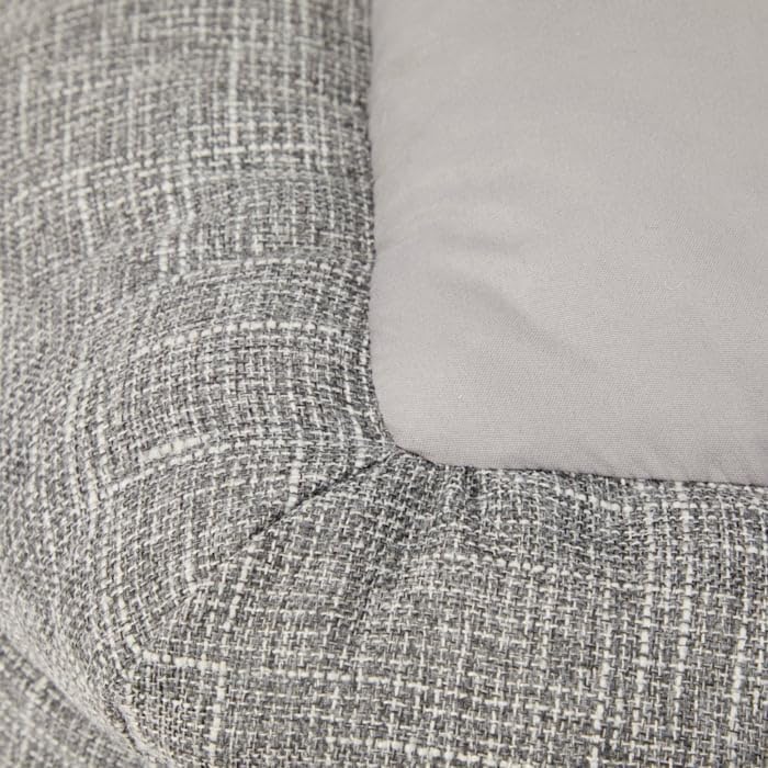 EveryYay by Petco Snooze Fest Grey Rectangle Nester Box Dog Bed 32" L X 24" W