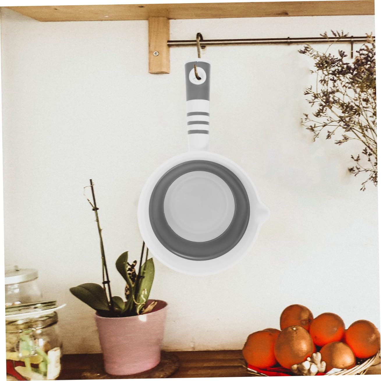 3piezas Cucharón De Agua Plegable De Plástico Para Cocina Utensilio Multifuncional Colgante Para Servir Sopas y Líquidos Capacidad y Almacenamiento Fácil