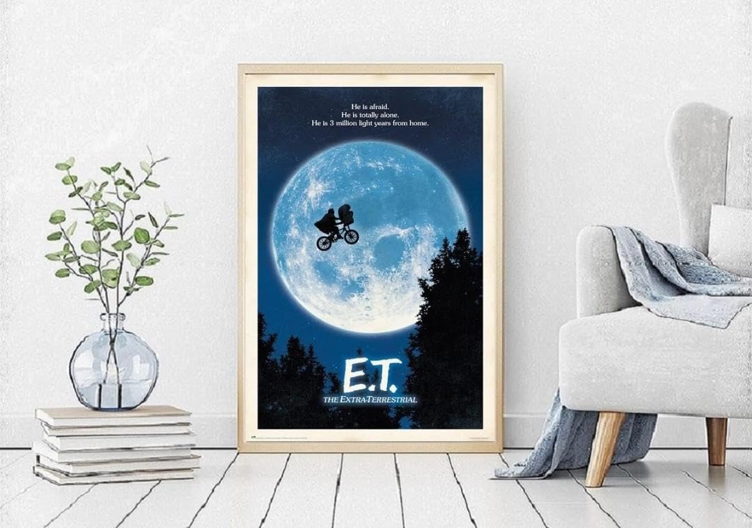 Amazon.co.jp: 映画ポスター E.T. スティーブンスピルバーグ ET