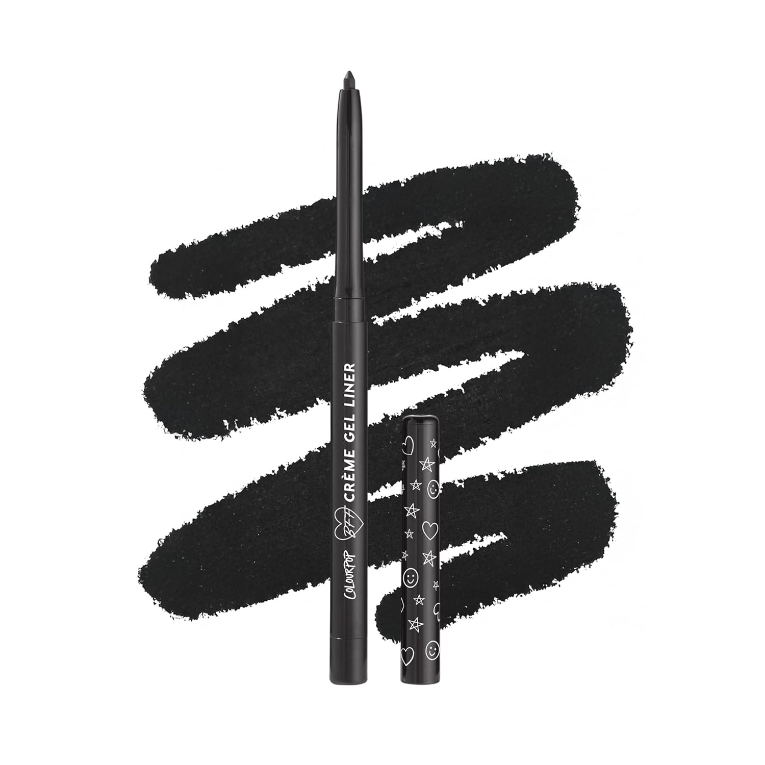 ColourPop BFF Crème Gel Liner – Waterproof Gel Eyeliner Pen with a High-Pigment & Buildable Formula – Colored Eyeliner with 18-Hour Wear – Swerve (0.01 oz)