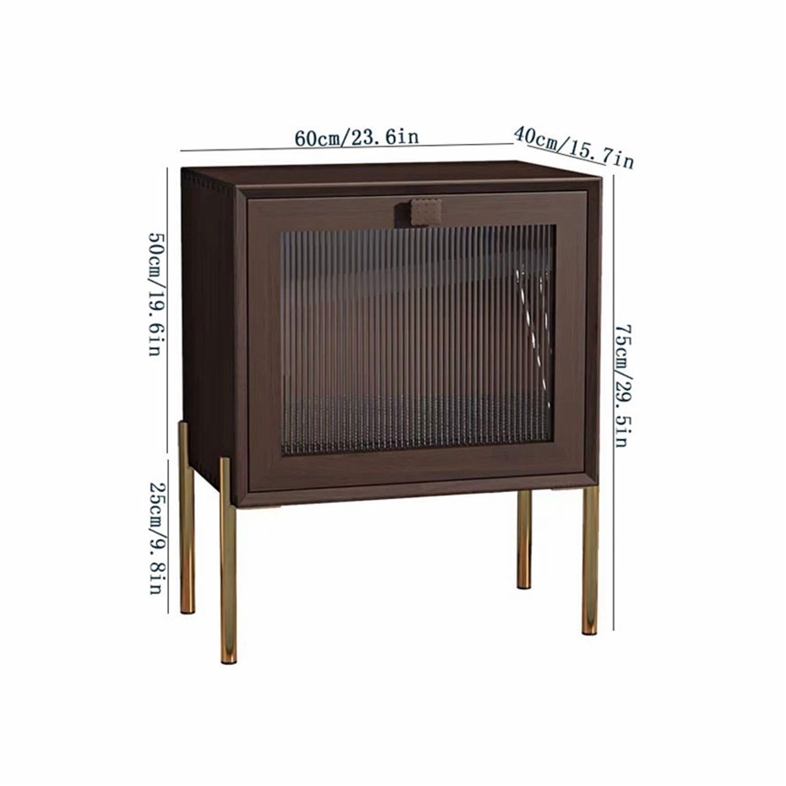 Rack per dischi Mobiletto portadischi in vinile di lusso con piedini in ferro e porta CD in legno for la casa