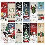 Bookmarks, Christmas Bookmark for Book Lovers, 60 PCS 2 x 6” Cute Book Markers for Woman, Kids Readi