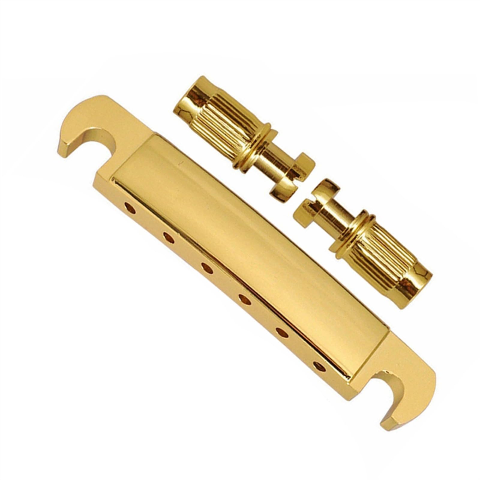 1 Zestaw Stopera Do Gitary Elektrycznej Mostek Nakrętka Końcówka Regulowane Części Kolumny Kompatybilna Gitara Elektryczna(Gold)